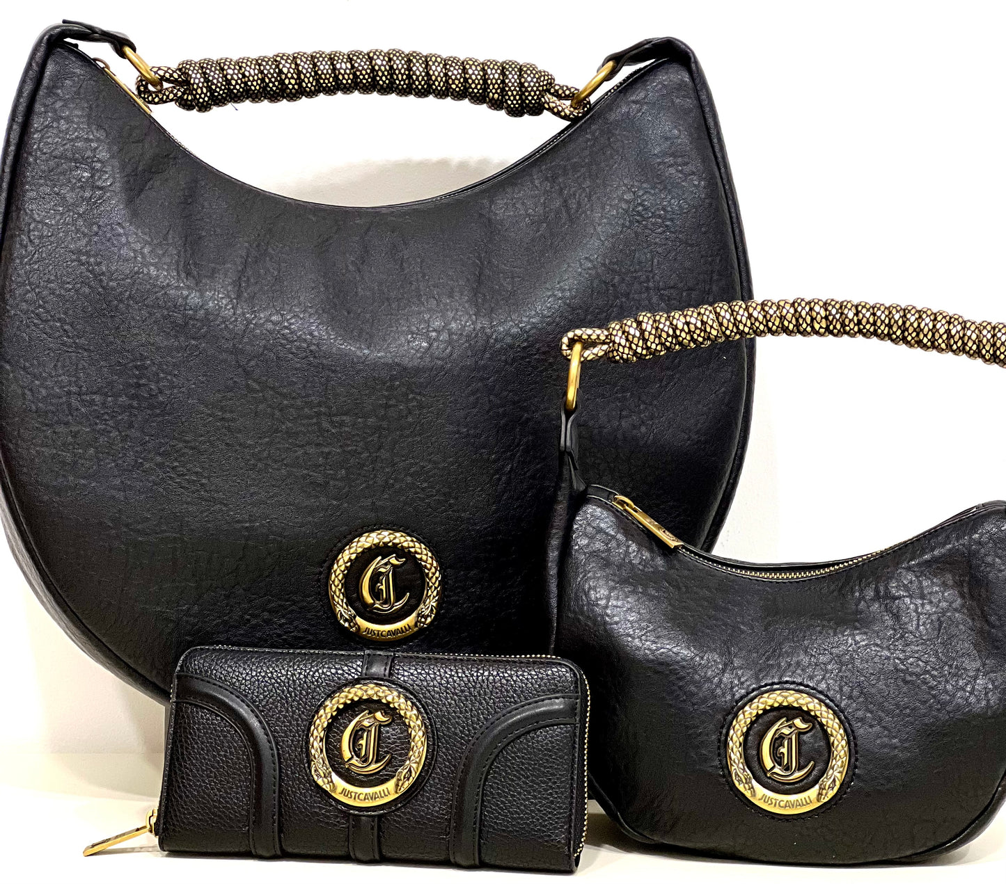 Portafoglio large zip wallet range circle “Just Cavalli”