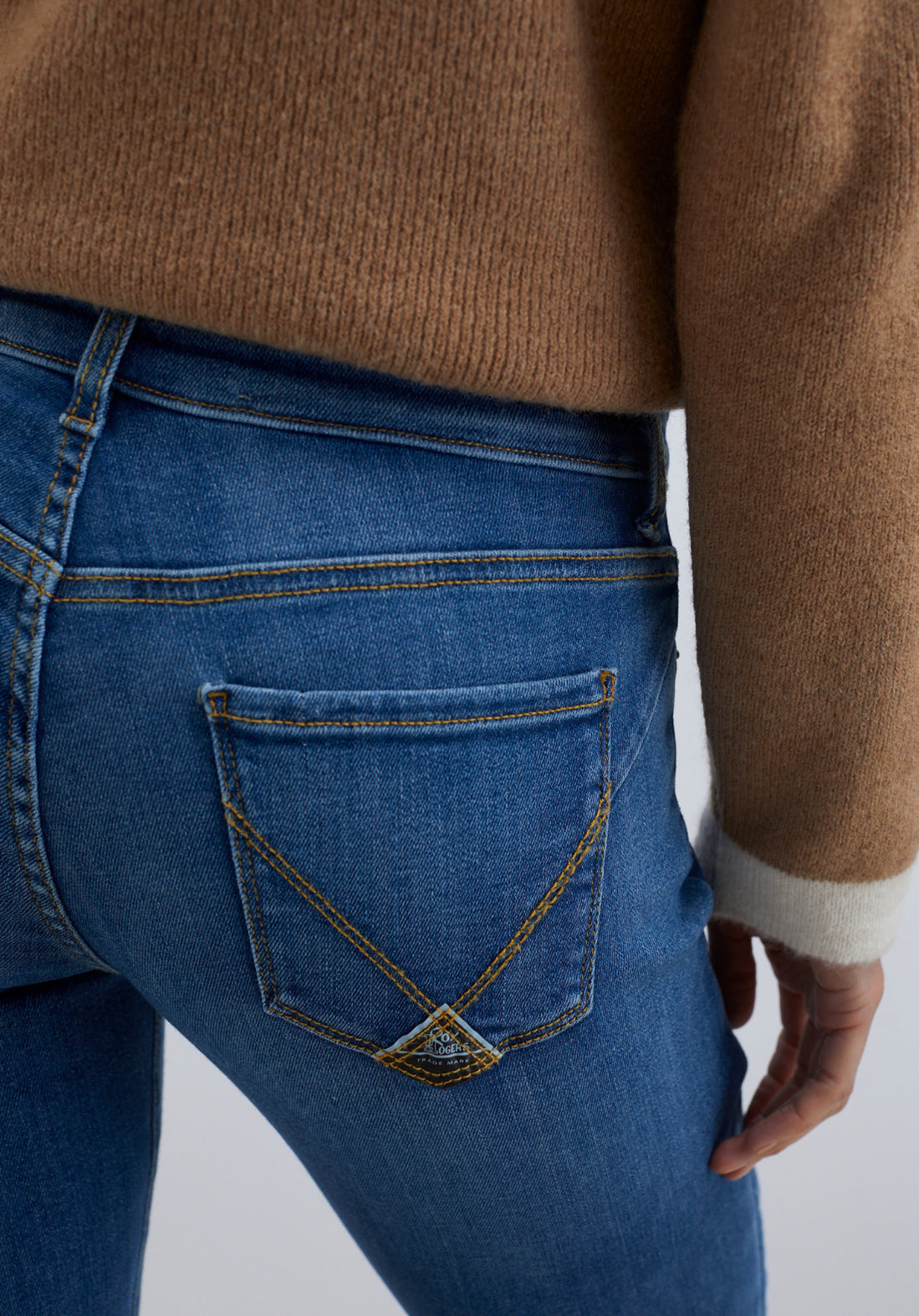 Jeans push-up soft stretch green “Roy Roger’s”