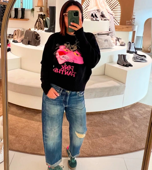 Maglione a girocollo - capsule “Akep per Pink Panter”