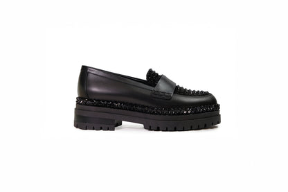 Mocassino Raffa con strass “Ninalilou”