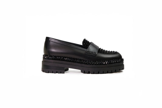 Mocassino Raffa con strass “Ninalilou”