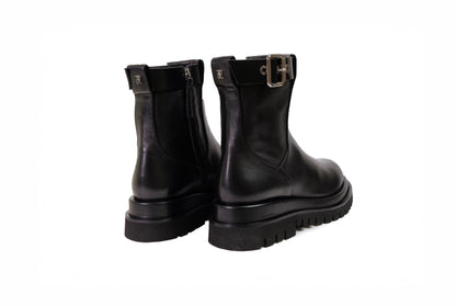 Stivaletto in vitello nero Baron “Fabi”