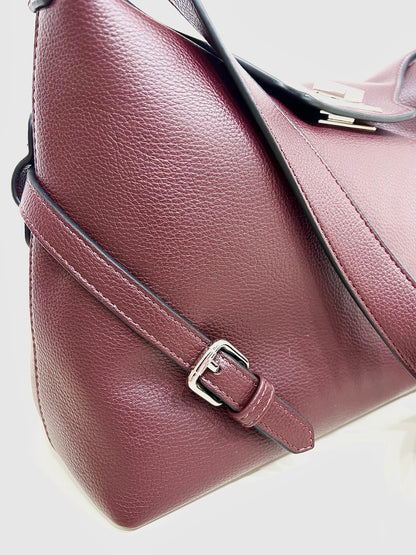 Borsa hobo sally bordeaux “Ermanno Firenze”