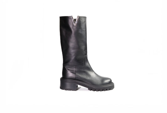 Stivale in pelle modello Venice “Via Roma, 15”