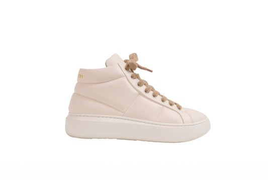 Sneakers alta nappa cream “Stokton”