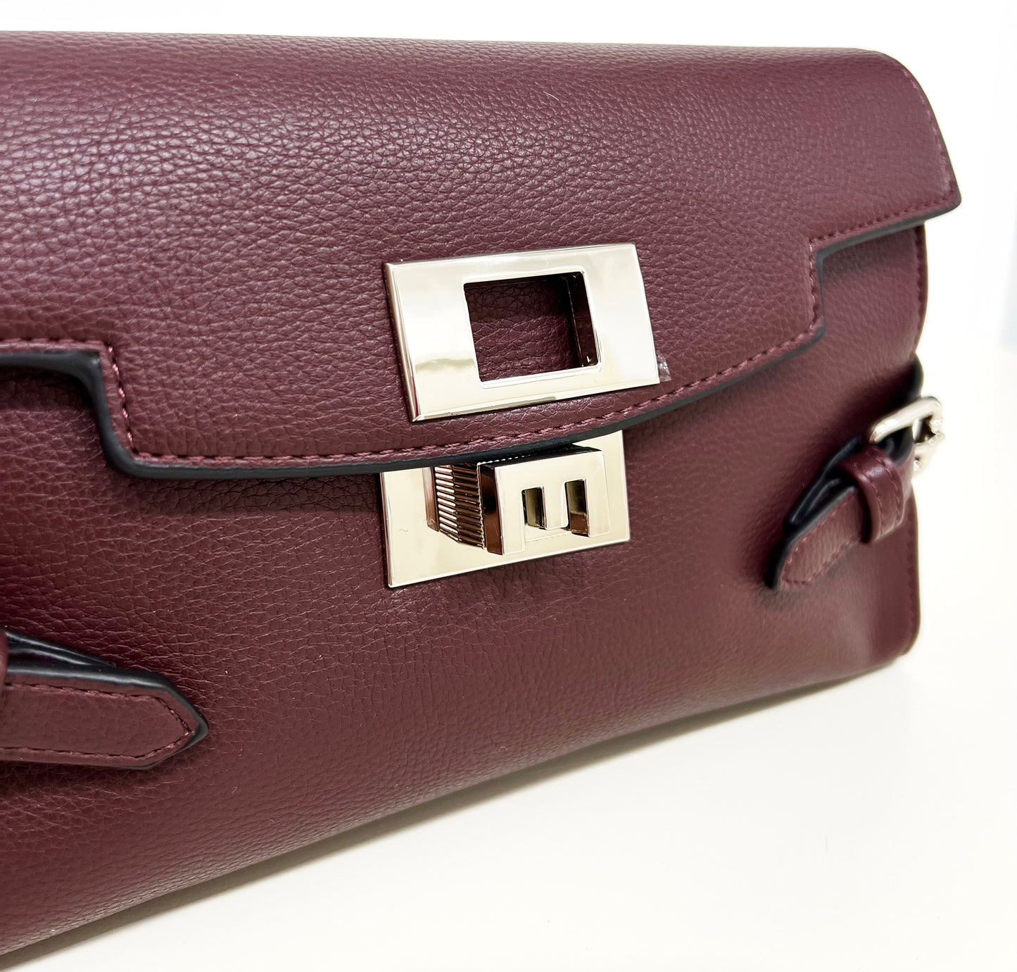 Flap-bag sally bordeaux “Ermanno Firenze”