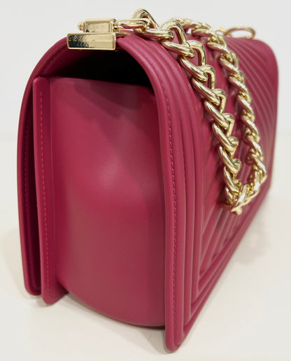 Flat-bag Cherry/Gold “Marc Ellis”