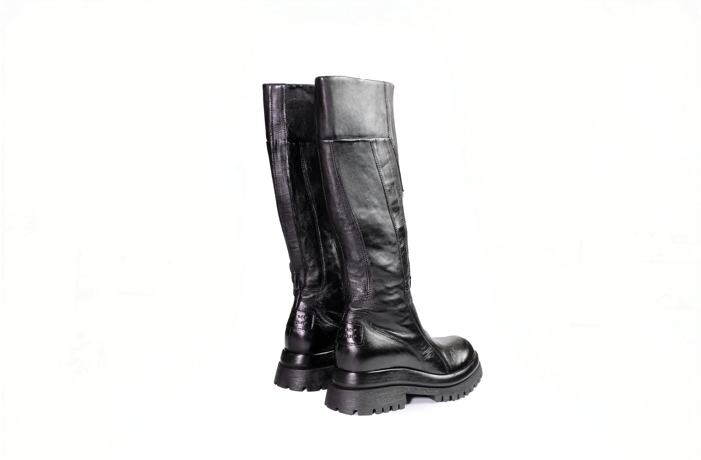 Stivale in pelle nera “A.S.98”