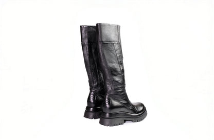 Stivale in pelle nera “A.S.98”